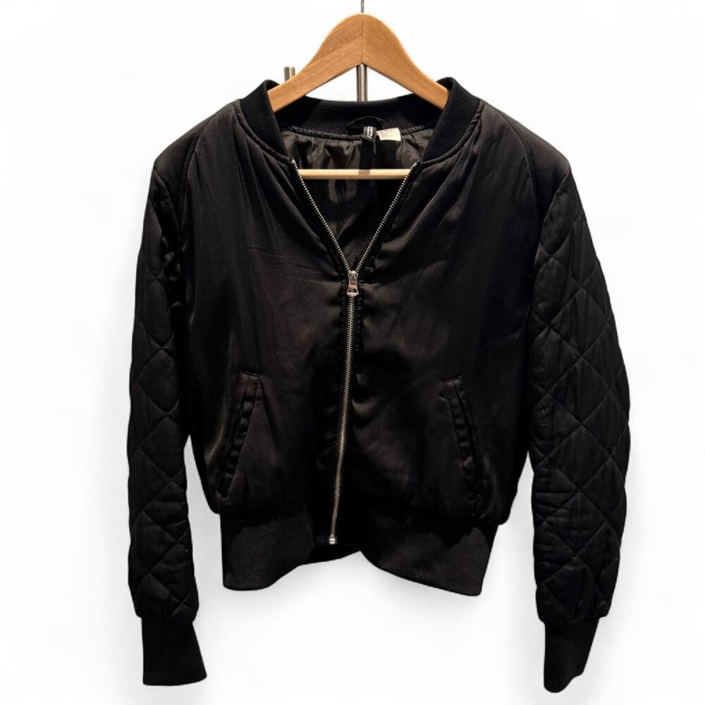 Black Bomber Jacket